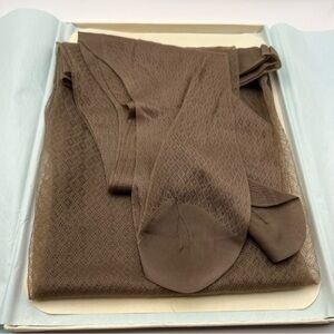 Vintage Reinforced Sheer Stockings Driftwood 9M NWT